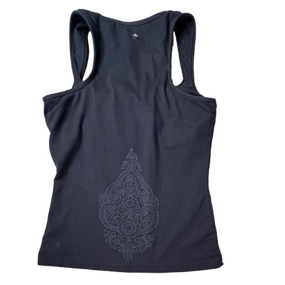 Prana Breathe Sleeveless Black Athletic Tank Top UPF Moisture Wicking Large - Picture 1 of 11